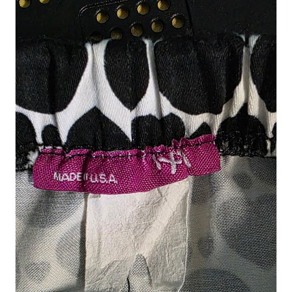 Modcloth Ixia Pin Up Rockabilly Polka dot hearts Fit & Flare Halter dress Size L - Picture 3 of 4